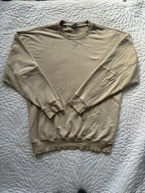 Gymshark Crewneck Sweatshirt Size L Tan Sportswear